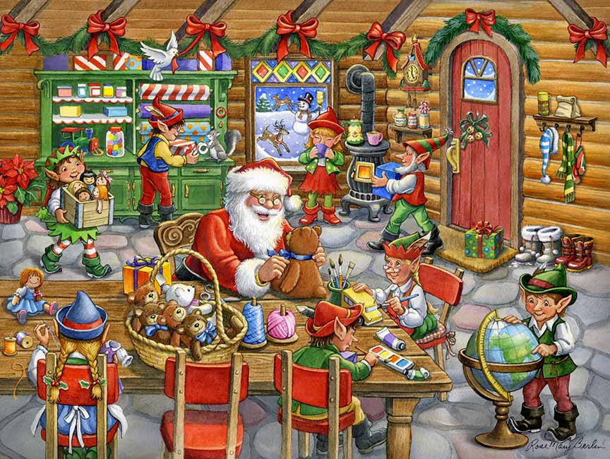 RMB – Christmas – Santa’s Toy Shop (h) © Rose Mary Berlin