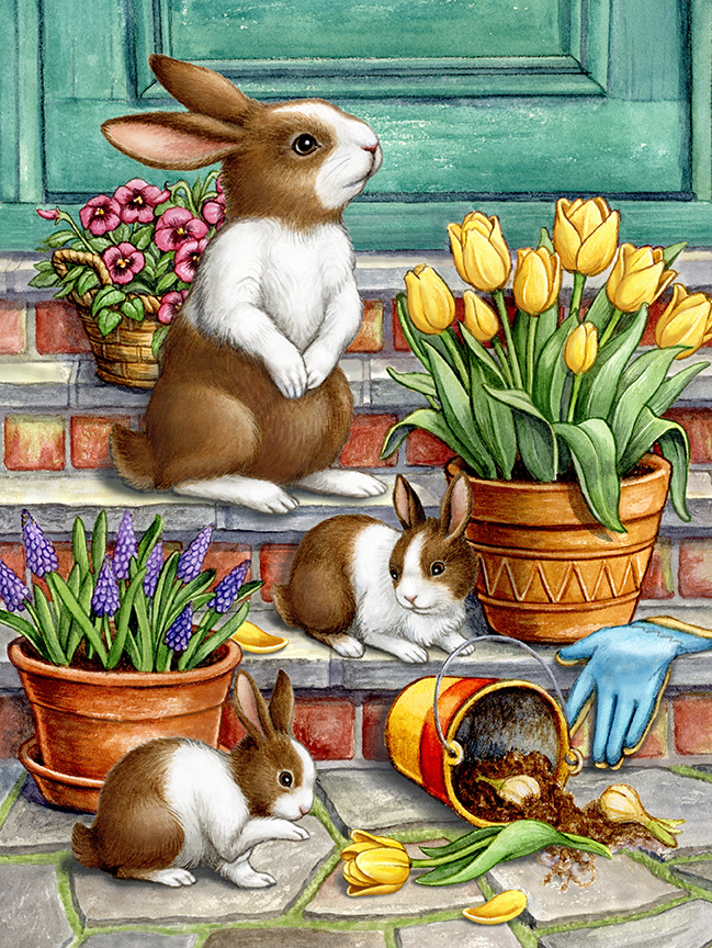 RMB – Spring Rabbit – Brown © Rose Mary Berlin
