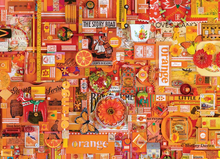SD – Color Collage – Orange © Shelly Davies
