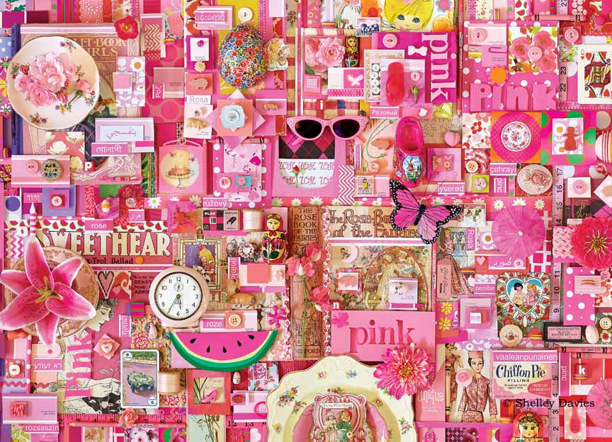 SD – Color Collage – Pink © Shelly Davies
