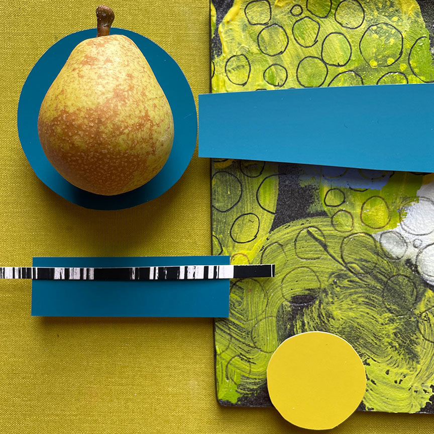 SD – Food – Pear Collage © Shelley Davies