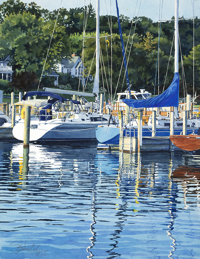 SM – Blue Reflections, Harbor Springs © Stan Myers