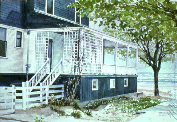 SM – Cottage Side Porch © Stan Myers