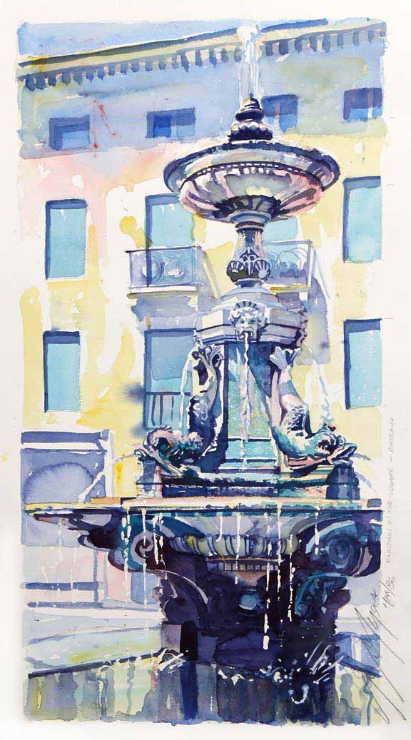 SM – Fountain in Bassano © Stan Myers