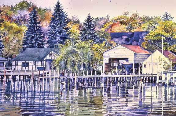 SM – Harbor Springs-Boathouse © Stan Myers