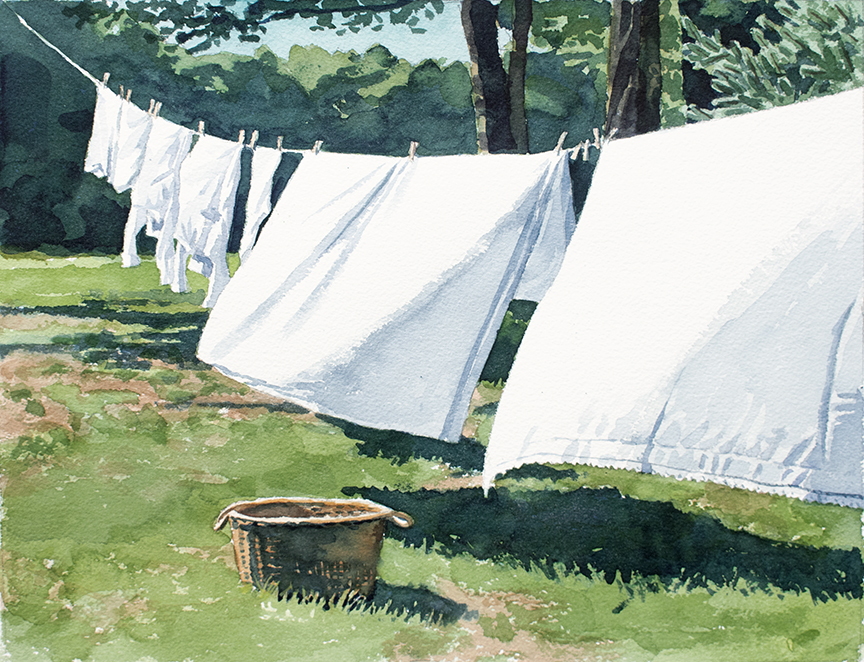 SM – Trish’s Laundry 1, Study © Stan Myers
