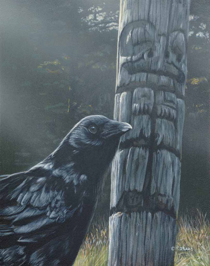 TI – Raven and Totem © Terry Isaac