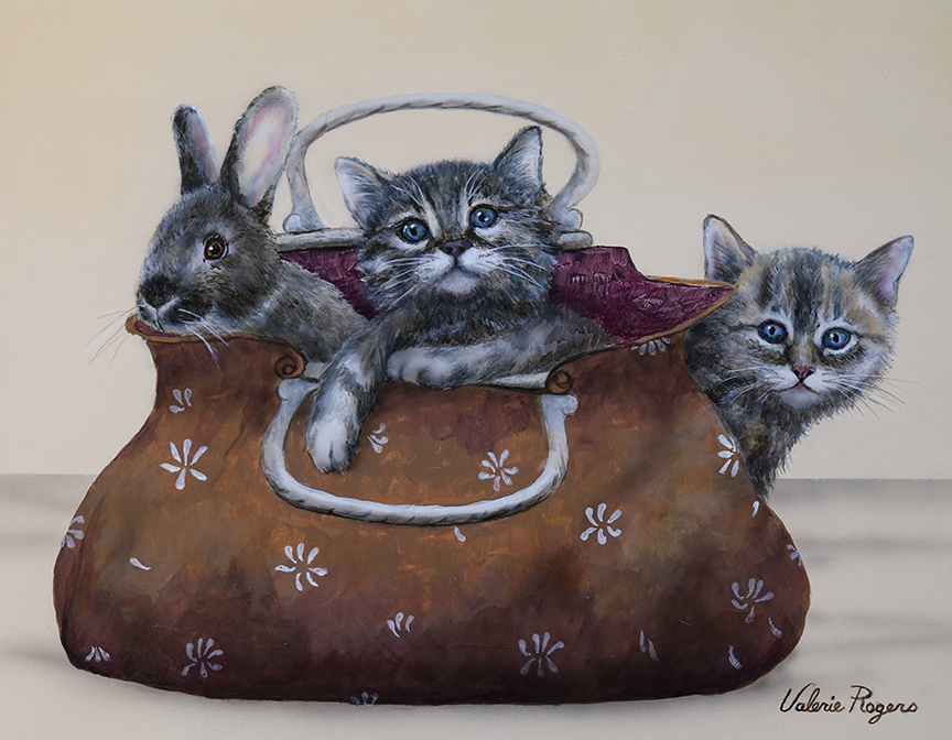 VR – Cats in a Bag © Valerie Rogers