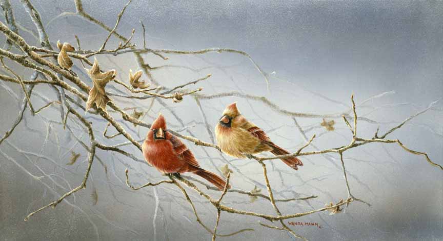 WM – 1Songbird – Autumn Reds © Wanda Mumm