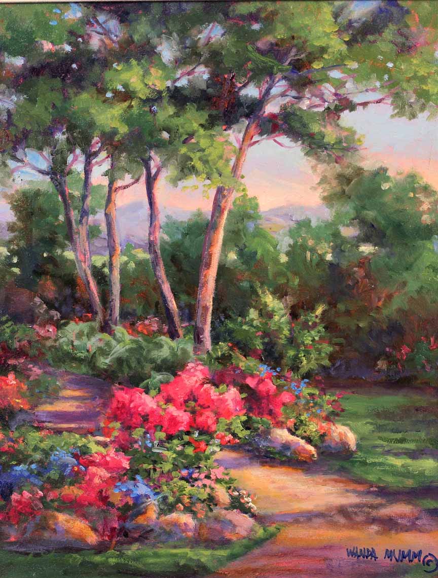 WM – 2Garden and Floral – Bibler Garden Path © Wanda Mumm