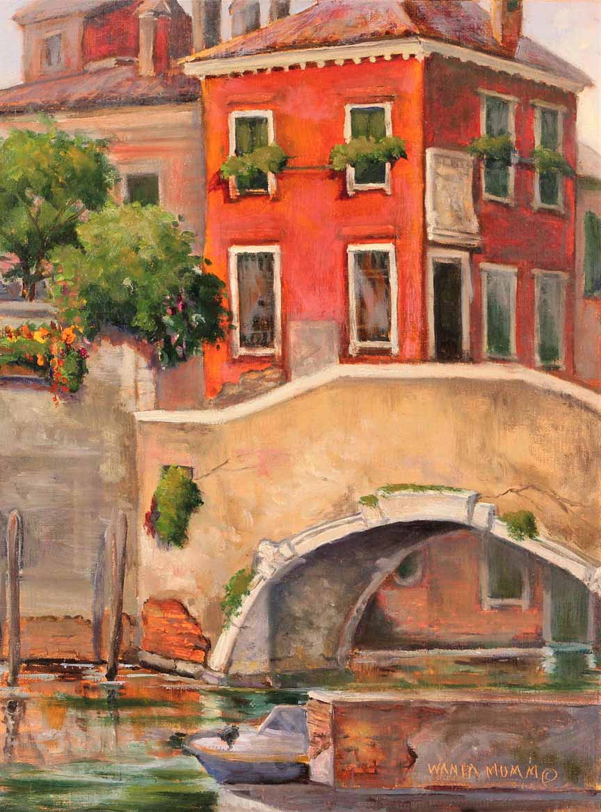 WM – 5Architectural – Bridge on Canal – Venice © Wanda Mumm