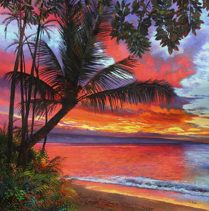 AK – Maui Sunset 98003 © Andrew Kiss