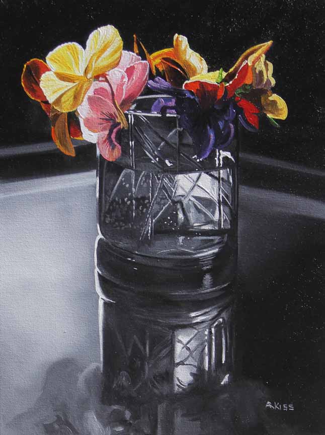 AK – Pansies in Glass 99030 © Andrew Kiss