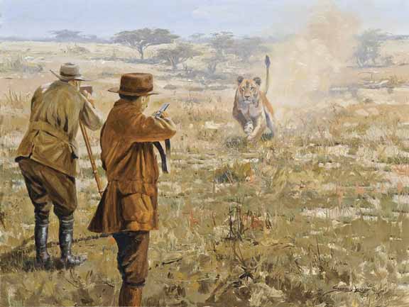 JSL – Historic Hunts, Africa – Action! © John Seerey-Lester