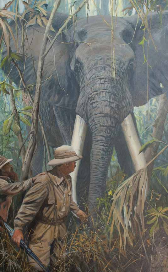 JSL – Historic Hunts, Africa – Jungle Impasse © John Seerey-Lester