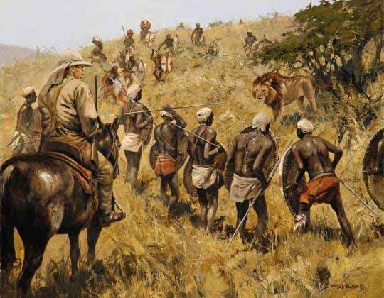 JSL – Historic Hunts, Africa – Ring of Death © John Seerey-Lester