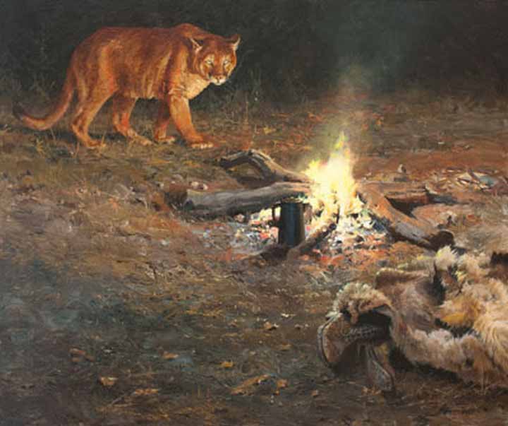 JSL – Historic Hunts, North America – Puma Fire © John Seerey-Lester