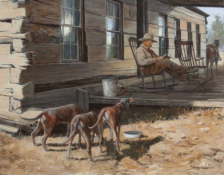 JSL – Historic Hunts, North America – Reading at the Elkhorn © John Seerey-Lester