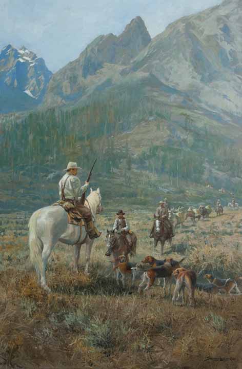 JSL – Historic Hunts, North America – Resting the Hounds © John Seerey-Lester