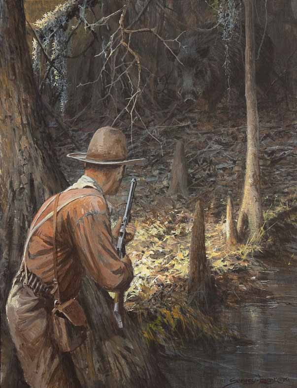 JSL – Historic Hunts, North America – Sudden Encounter © John Seerey-Lester