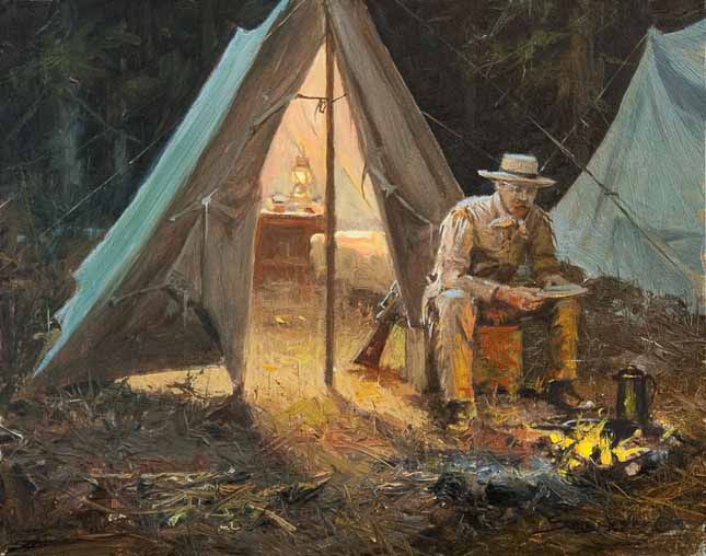 JSL – Historic Hunts, North America – TR at Camp © John Seerey-Lester