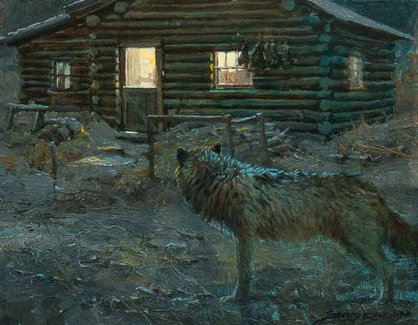 JSL – Historic Hunts, North America – Wolf at the Door © John Seerey-Lester