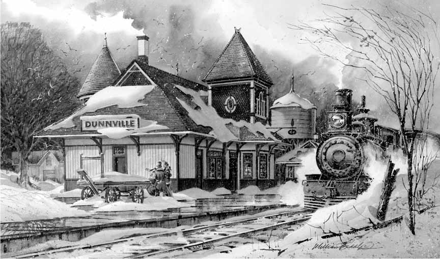 WB – Dunville Train Station BW © William Biddle