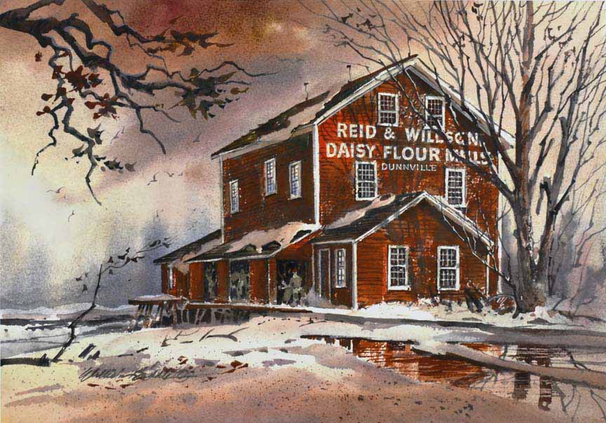WB – Grand River Mill 6990 © William Biddle