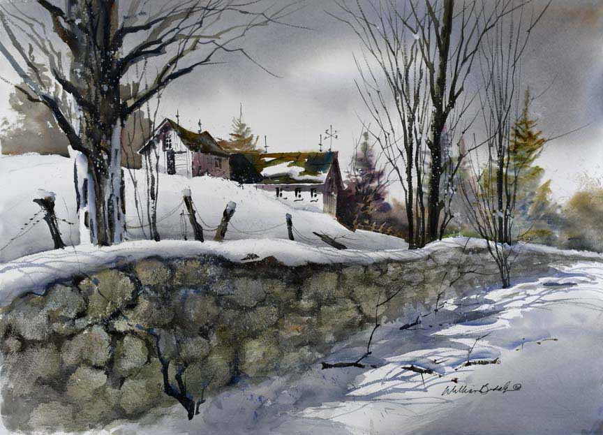 WB – Winter Fence 7047 © William Biddle