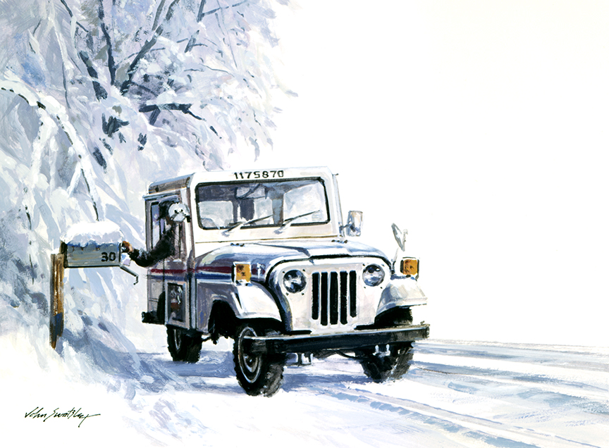 WRSH – 1980’s US Postal Jeep by John Swatsley B11421 © Wind River Studios Holdings, LLC