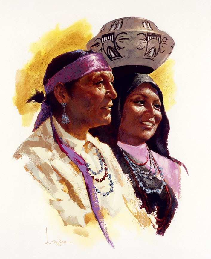 WRSH – Acoma – Indians of Pueblo by Lyle Tayson B05043 © Wind River Studios Holdings, LLC