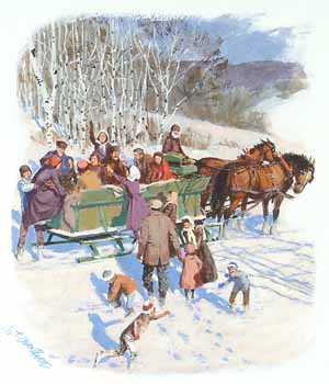 WRSH – Christmas – Pause in Sleigh Ride by Crawford B06720 © Wind River Studios Holdings, LLC