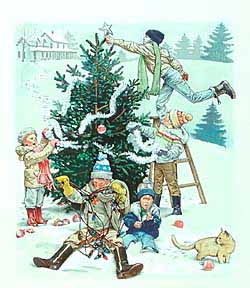 WRSH – Christmas – Trimming the Tree by Butcher B07724 © Wind River Studios Holdings, LLC