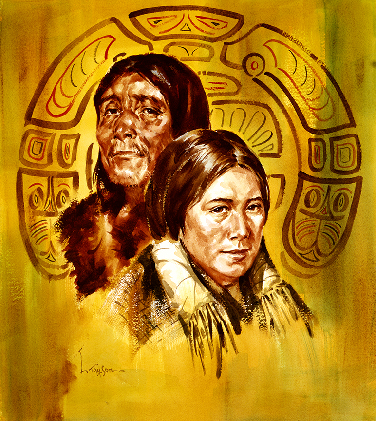 WRSH – Indians of Northwest – Bella Bellaby Lyle Tayson B05941 © Wind River Studios Holdings, LLC