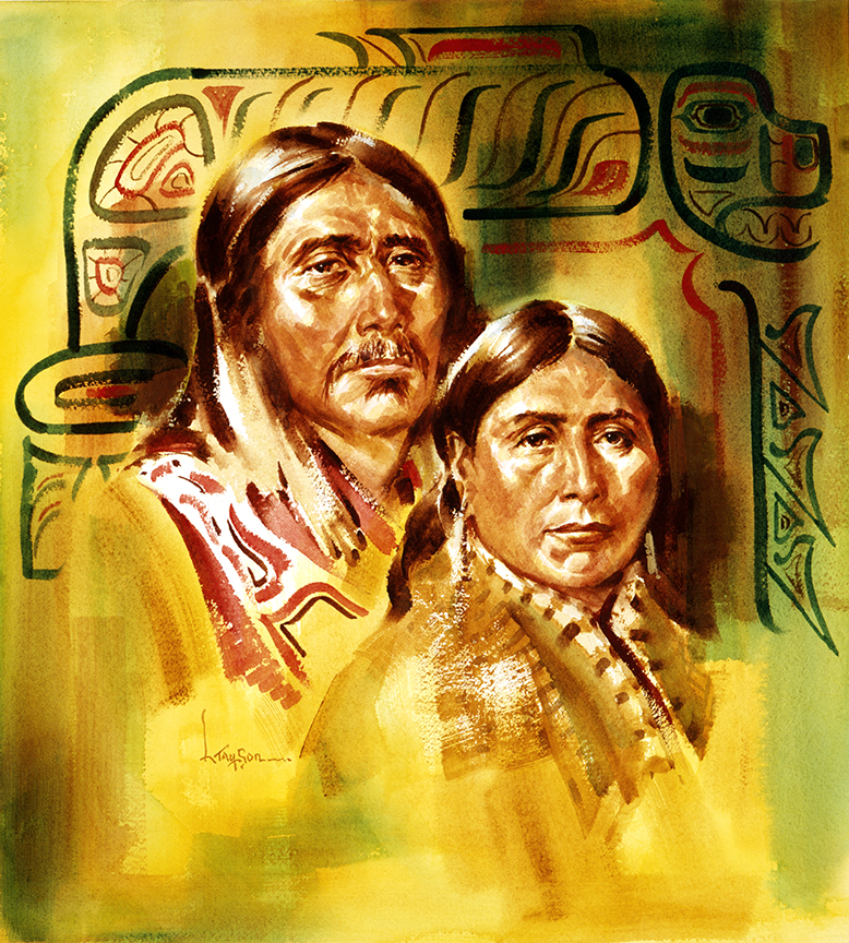 WRSH – Indians of the Northwest – Bella Coola by Lyle Tayson B05942 © Wind River Studios Holdings, LLC