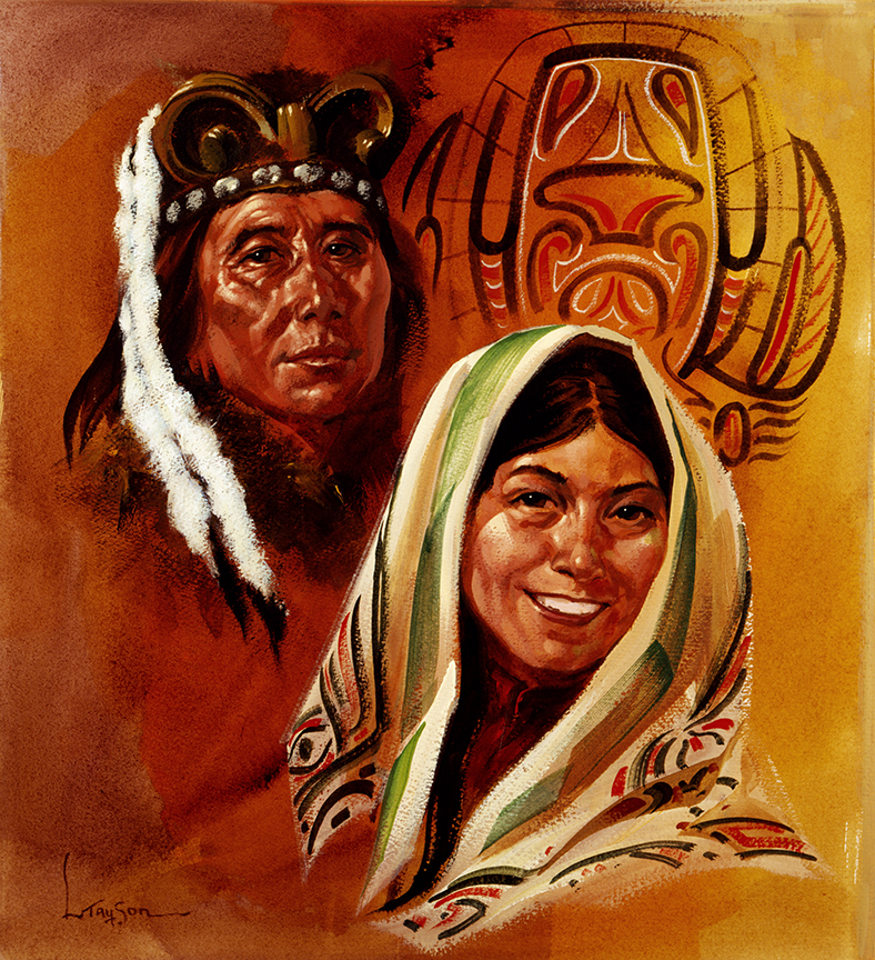 WRSH – Indians of the Northwest – Chilkat Tlingit by Lyle Tayson B05944 © Wind River Studios Holdings, LLC