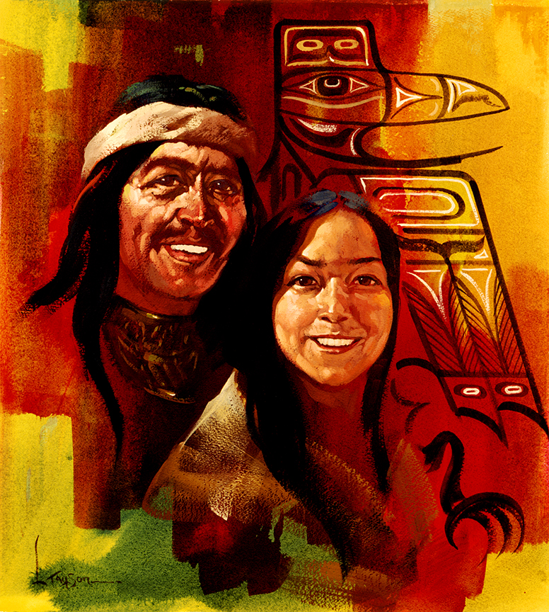 WRSH – Indians of the Northwest – Tlingit by Lyle Tayson B05943 © Wind River Studios Holdings, LLC