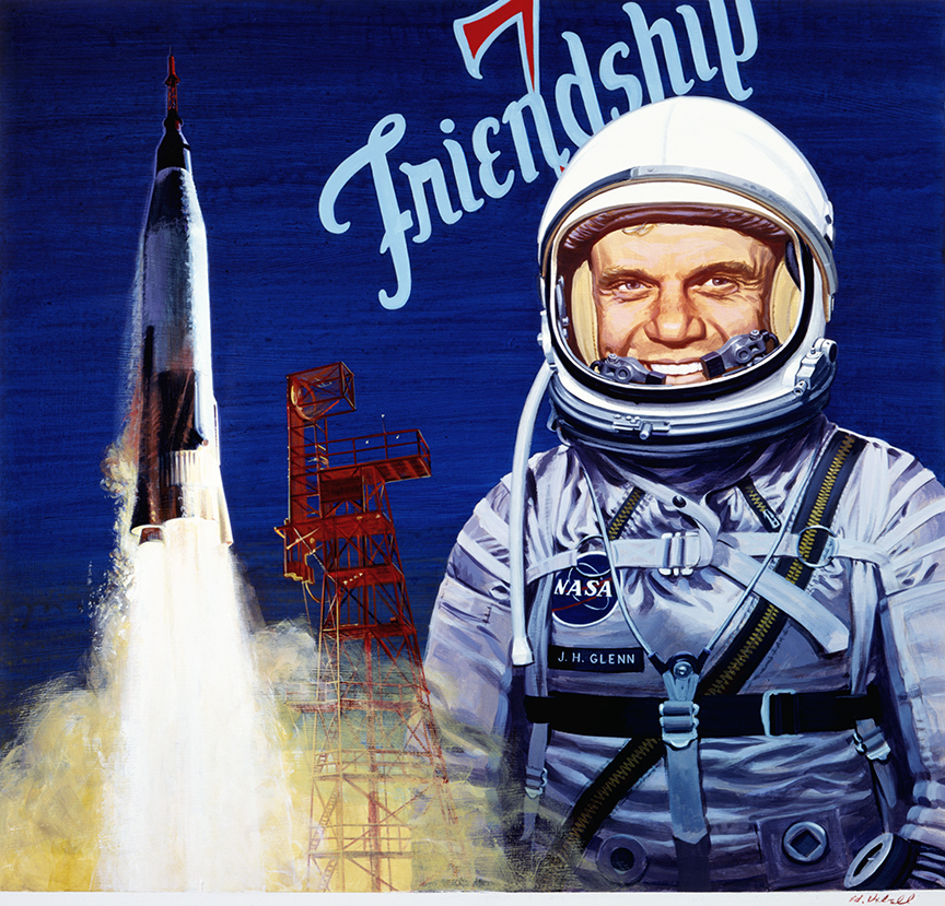 WRSH – John Glenn in Space by Ed Vebell B05797 © Wind River Studios Holdings, LLC