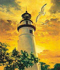 WRSH – Lighthouse – Marble Head Lake Erie B15037 © Wind River Studios Holdings, LLC