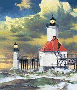 WRSH – Lighthouse – St. Joseph’s River, Lake Michigan B15029 © Wind River Studios Holdings, LLC