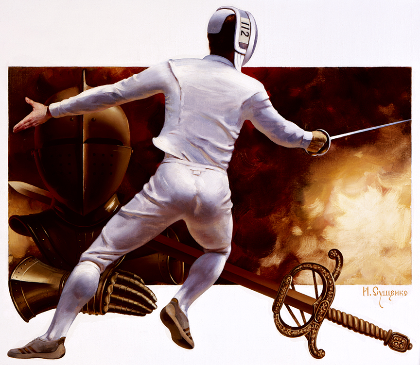 WRSH – Olympics Fencing by Ivan Akimovich Sushchenko B11250 © Wind River Studios Holdings, LLC
