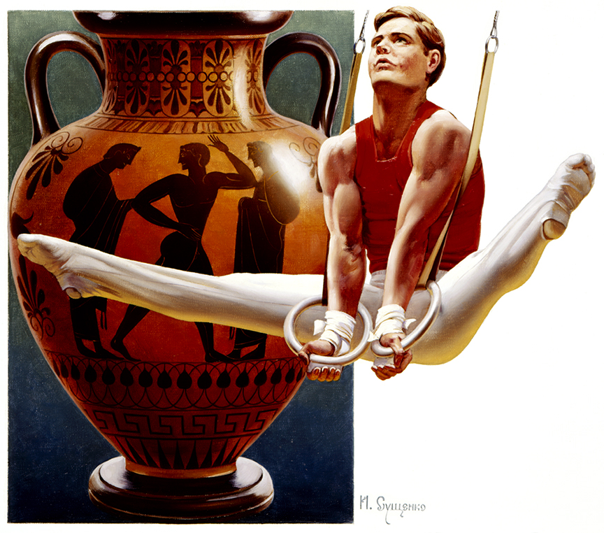 WRSH – Olympics – Gymnastics Rings by Ivan Akimovich Sushchenko B11357 © Wind River Studios Holdings, LLC