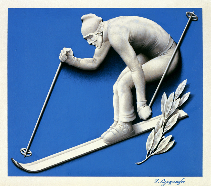 WRSH – Olympics – Lake Placid Downhill Skiing by Ivan Akimovich Sushchenko B05815 © Wind River Studios Holdings, LLC
