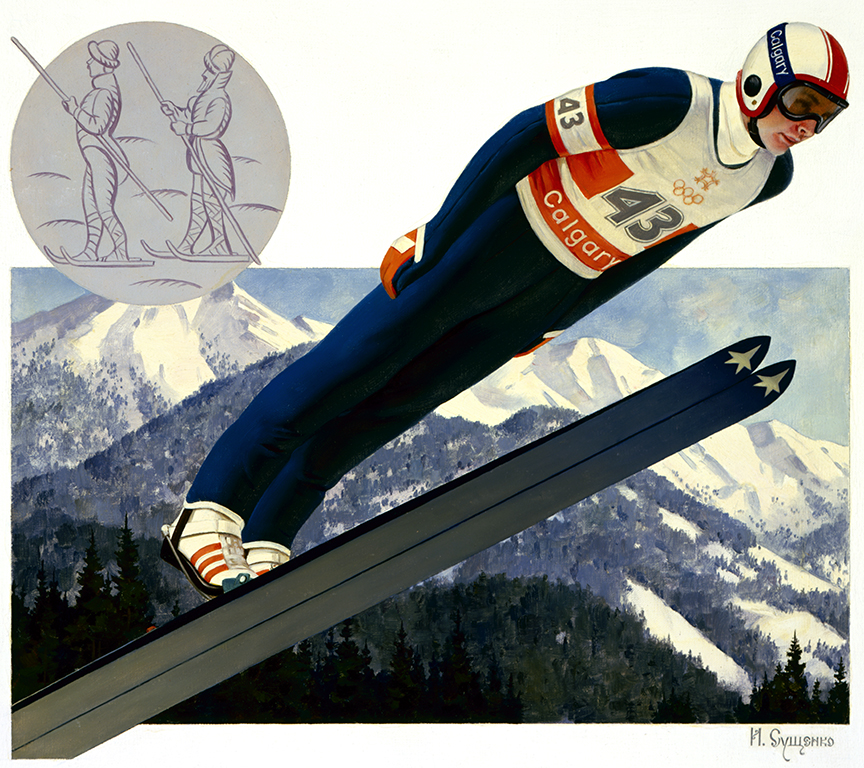 WRSH – Olympics – Ski Jumping by Ivan Akimovich Sushchenko B11581 © Wind River Studios Holdings, LLC