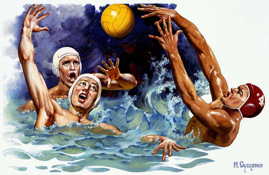 WRSH – Olympics – Water Polo by Ivan Akimovich Sushchenko B13285 © Wind River Studios Holdings, LLC