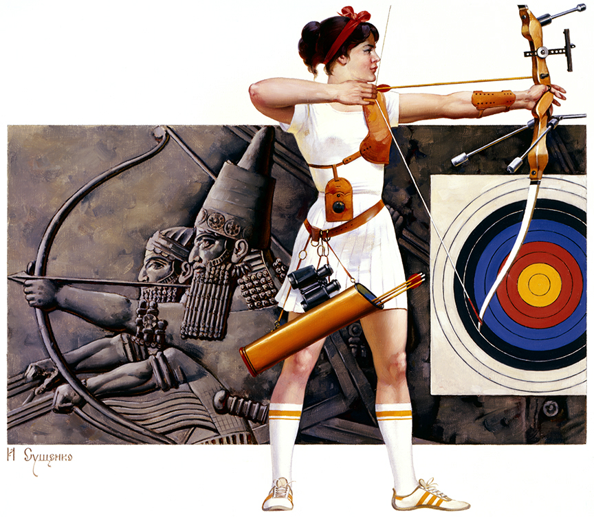 WRSH – Olympics – Women’s Archery by Ivan Akimovich Sushchenko B11582 © Wind River Studios Holdings, LLC