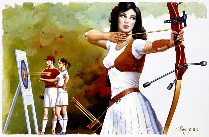 WRSH – Olympics – Women’s Archery by Ivan Akimovich Sushchenko B13457 © Wind River Studios Holdings, LLC