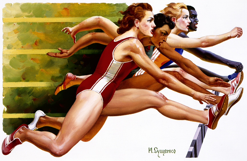WRSH – Olympics – Women’s Hurdles by Ivan Akimovich Sushchenko B13523 © Wind River Studios Holdings, LLC