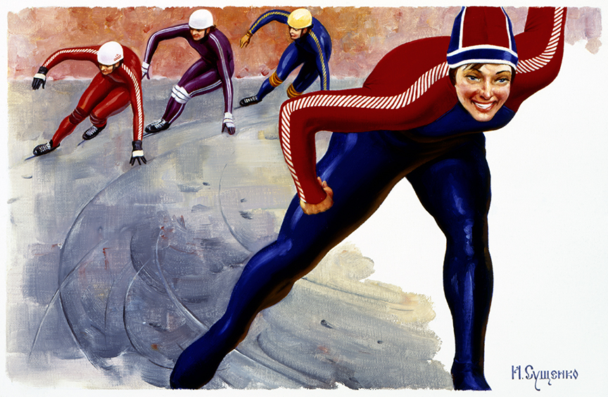 WRSH – Olympics – Women’s Speedskating by Ivan Akimovich Sushchenko B13458 © Wind River Studios Holdings, LLC