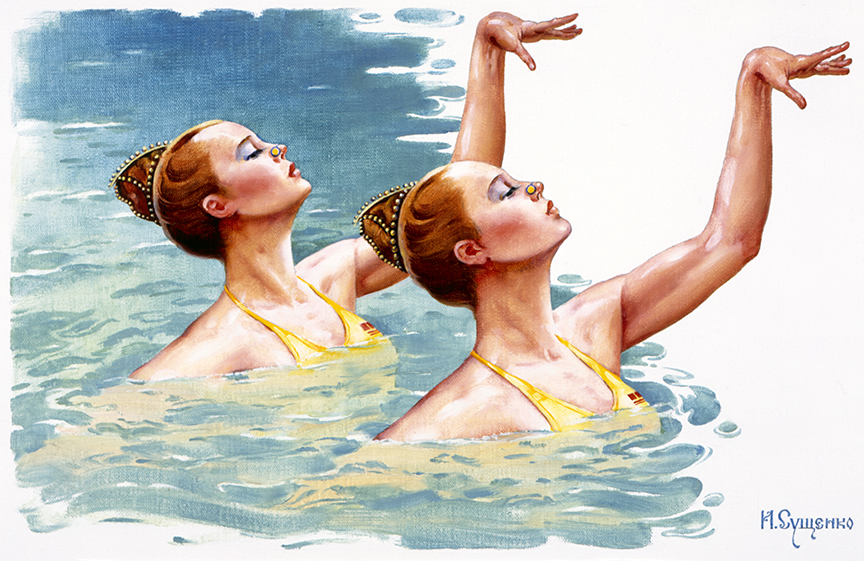 WRSH – Olympics – Women’s Synchronized Swim by Ivan Akimovich Sushchenko B13626 © Wind River Studios Holdings, LLC